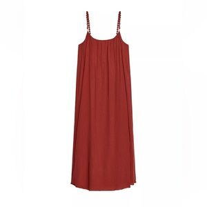 Rust Red Maxi Dress